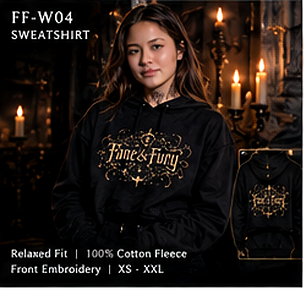 FF-W04 Sweatshirt – Front Embroidery